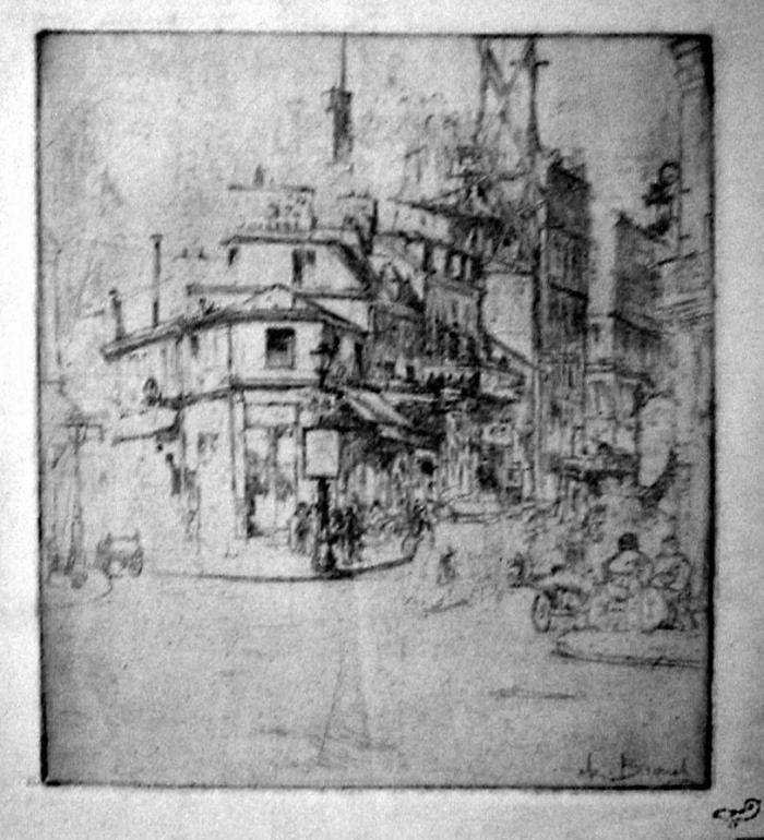 état unique;Coin de la Rue Lepic et Place Blanche