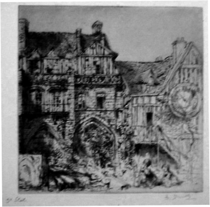 Cloître à Rouen (3<sup>e</sup> état)