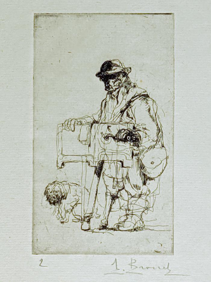 le Joueur d'Orgue de Barbarie;état unique