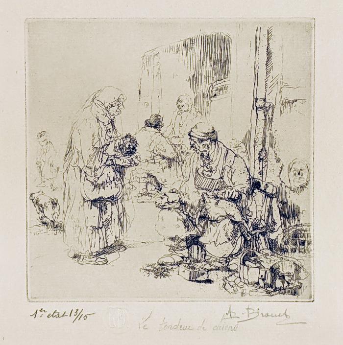 le Tondeur de Chiens - 1<sup>er</sup> état