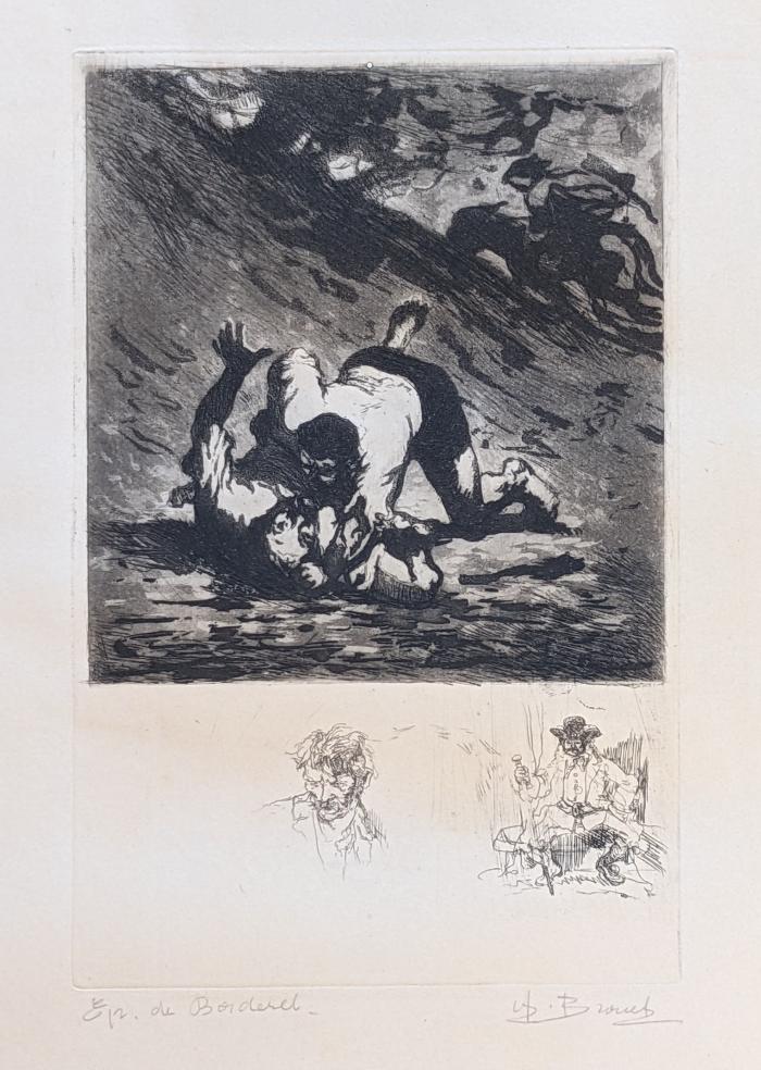 4<sup>e</sup> état;les Deux Larrons;épreuve de Jean Borderel