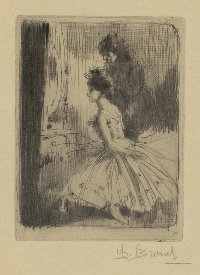 la Petite Danseuse au miroir