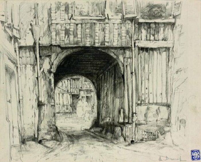 Rue du Chemin de Halage à Rouen