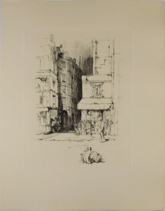 Un café sur le boulevard