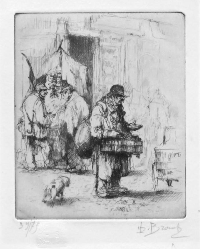 1<sup>er</sup> état;Marchand de Briquets