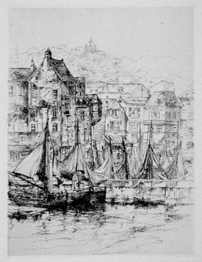 2<sup>d</sup> état;[Le Port de Honfleur (1<sup>ère</sup> planche)]