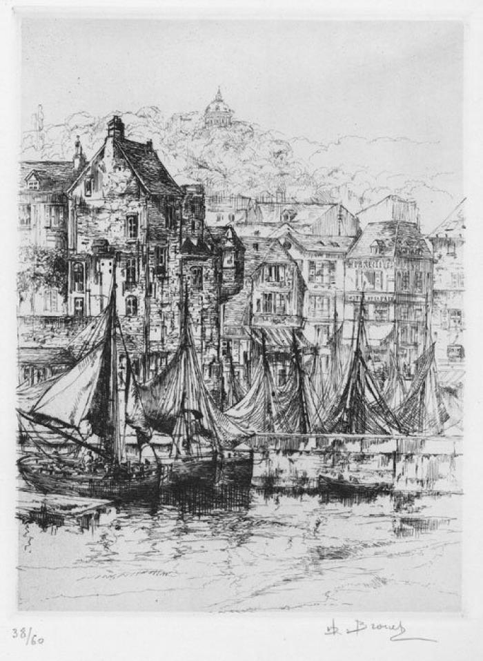 2<sup>d</sup> état;[Le Port de Honfleur (2<sup>e</sup> planche)]