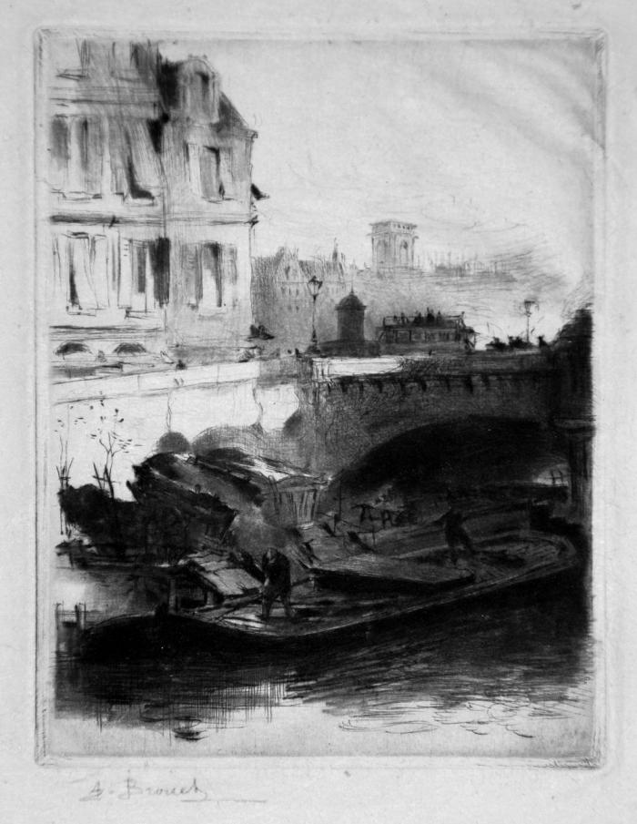 le Pont Saint-Michel (Etat unique)