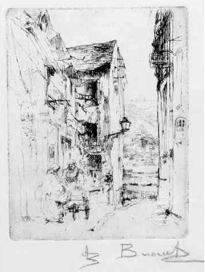 Rue Quiquengrogne (Dieppe) (2<sup>e</sup> état)