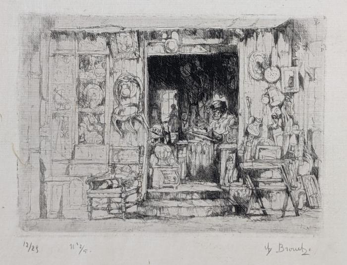 l'Antiquaire;1<sup>er</sup> état;13. L'Antiquaire